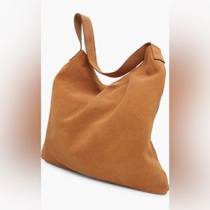 MANGO leather bucket bag